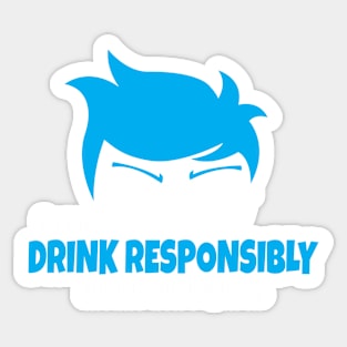 Drink Responsibly Sticker